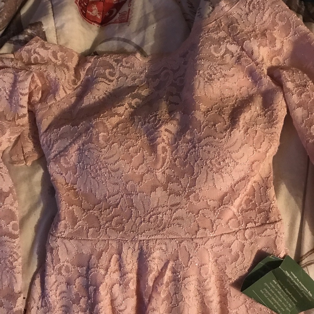 My Michelle baby pink sparkle dress
